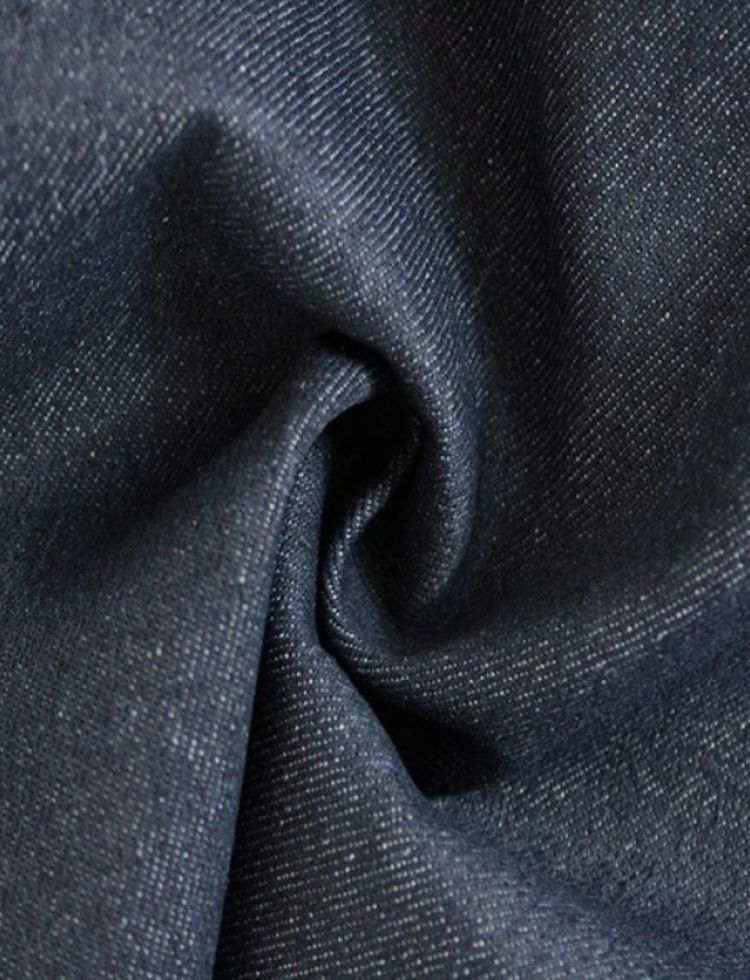 Deadstock 13oz Cotton Blend Denim Fabric Blue