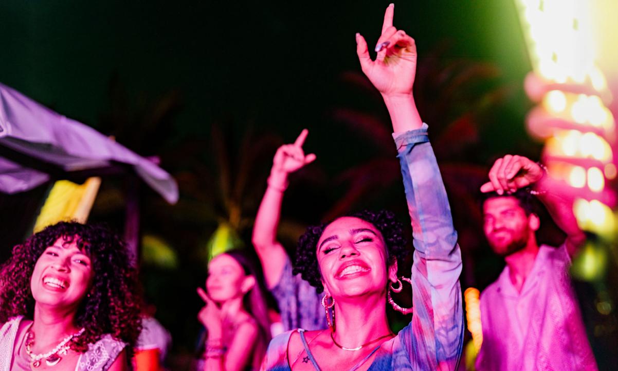 Woman at a concert