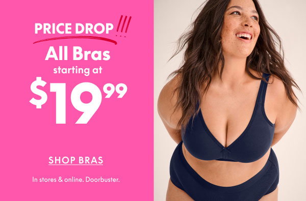 Bras from $19.99