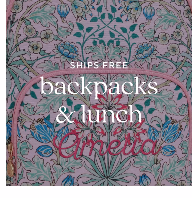 backpacks & lunch