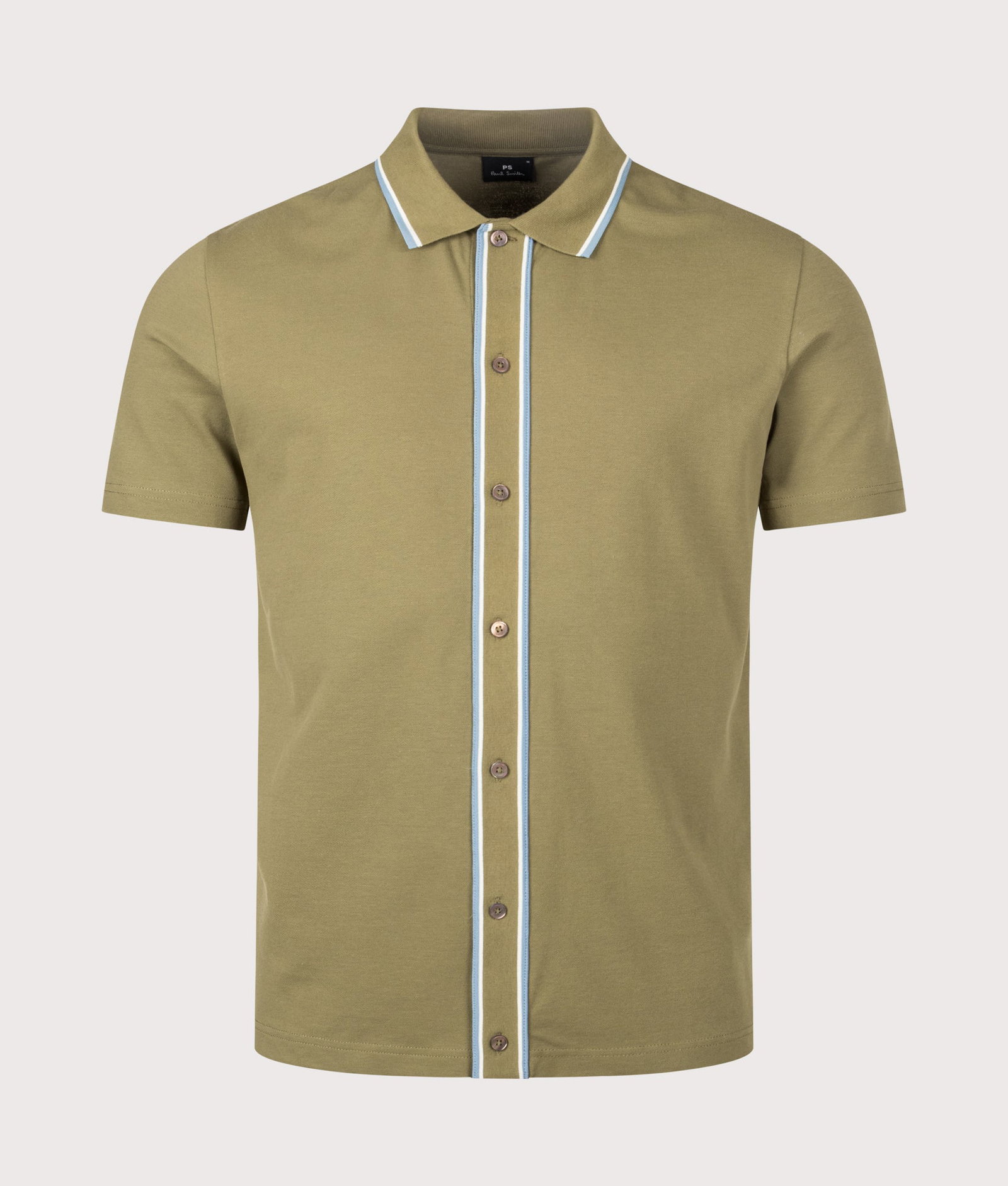 Regular Fit Button Front Short Sleeve Shirt
