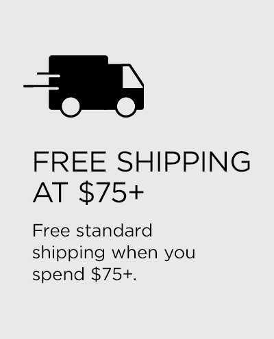 Free shipping at $75+