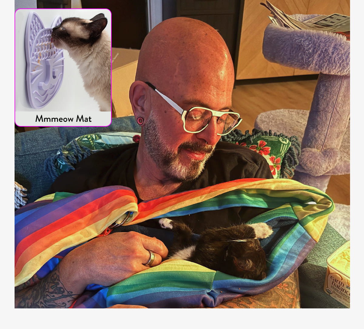 Shop the Mmmeow Mat to help the kittens