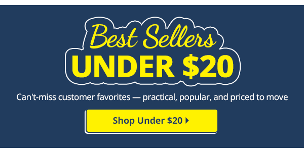 Can't-miss customer favorites — practical, popular and priced to move.