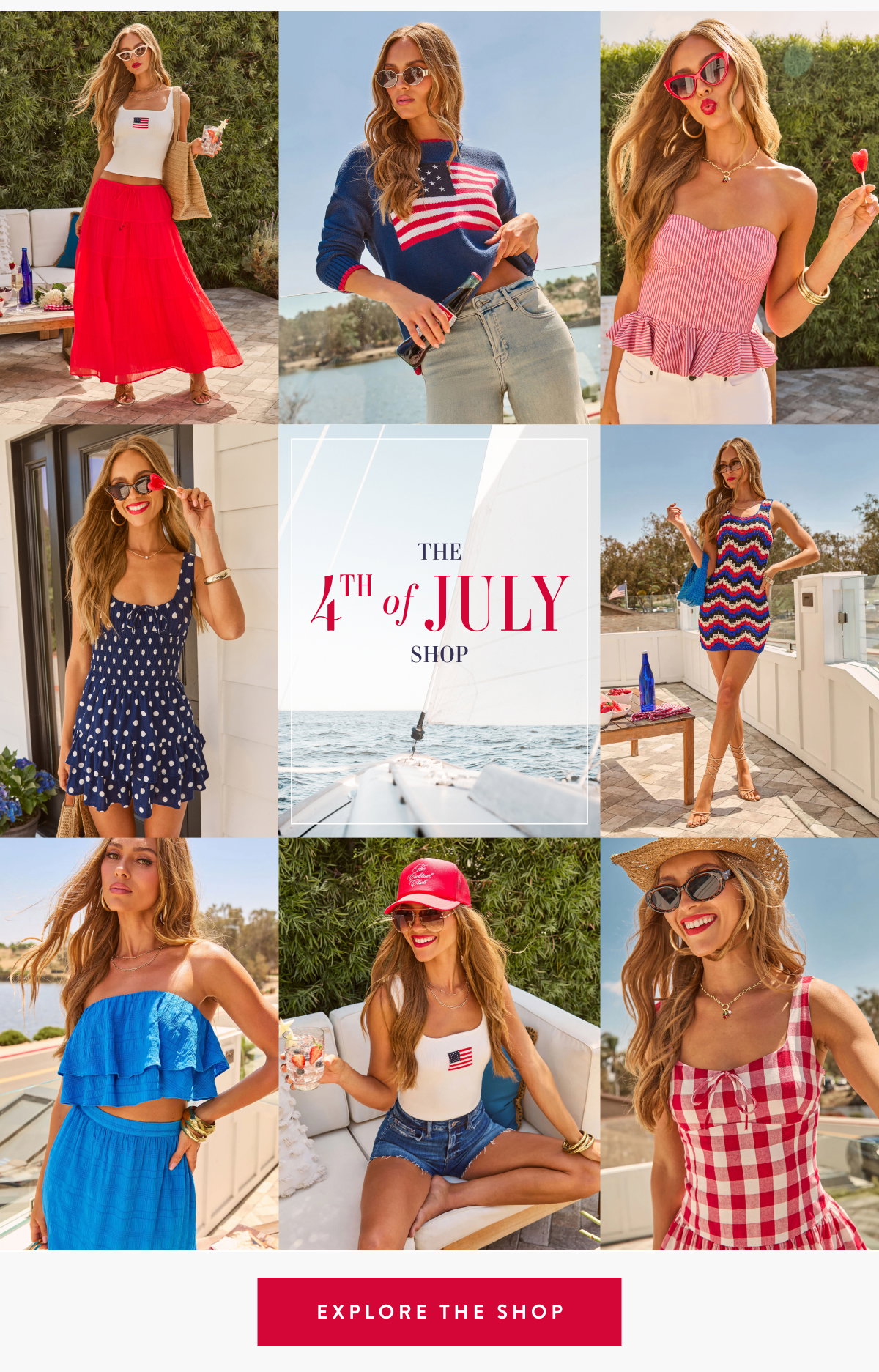 The 4th of July Shop. Explore The Shop