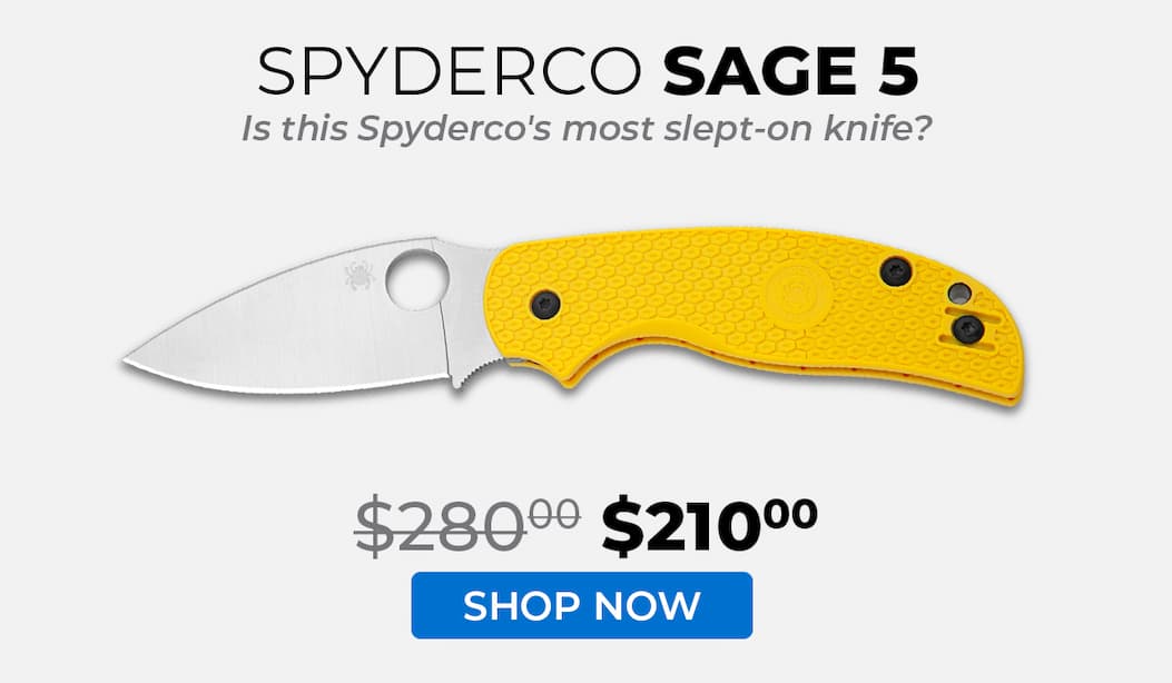Spyderco Sage 5 Salt
