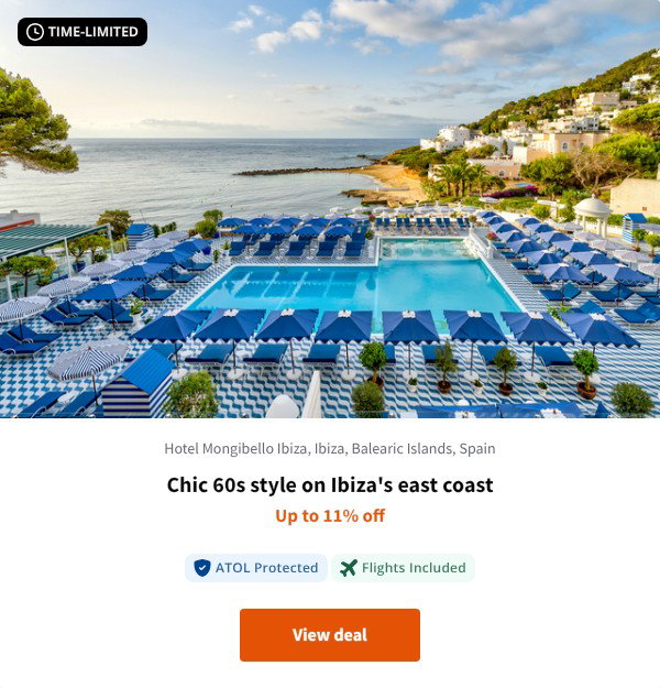 Chic 60s style on Ibiza's east coast