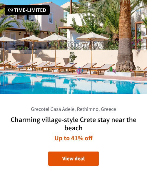 Charming village-style Crete stay near the beach