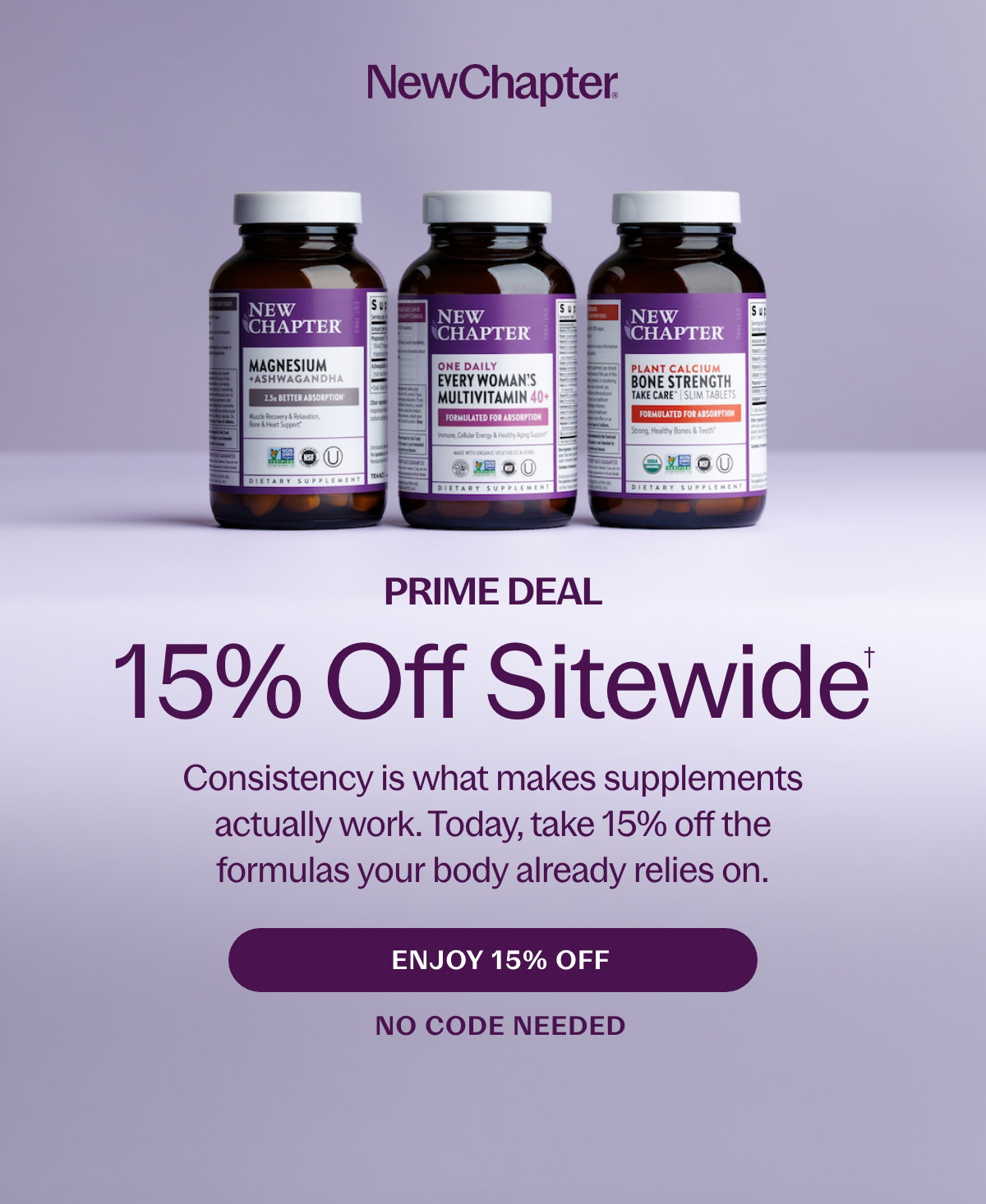 15% Off Sitewide