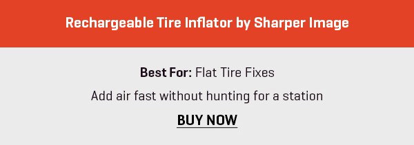 Rechargeable Tire Inflator by Sharper Image