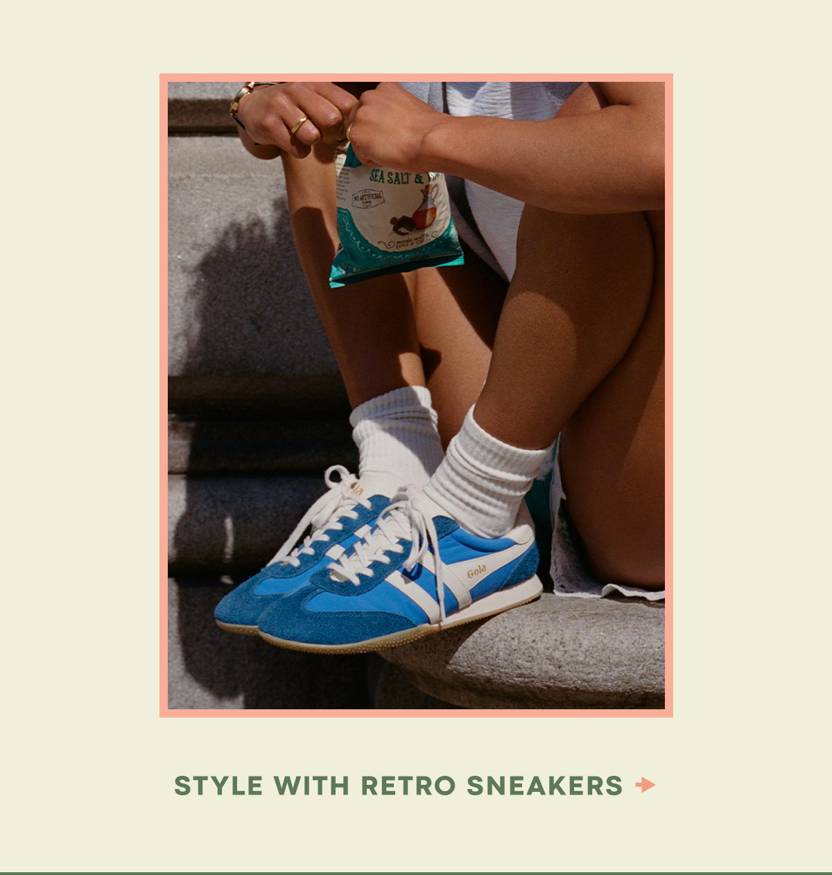 style with retro sneakers
