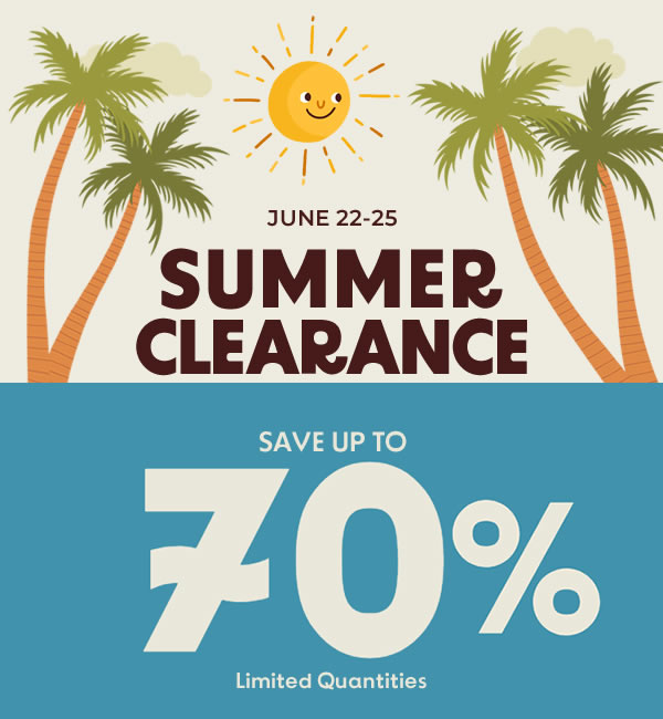 Summer Clearance: Up to 70% off Over 100 Titles