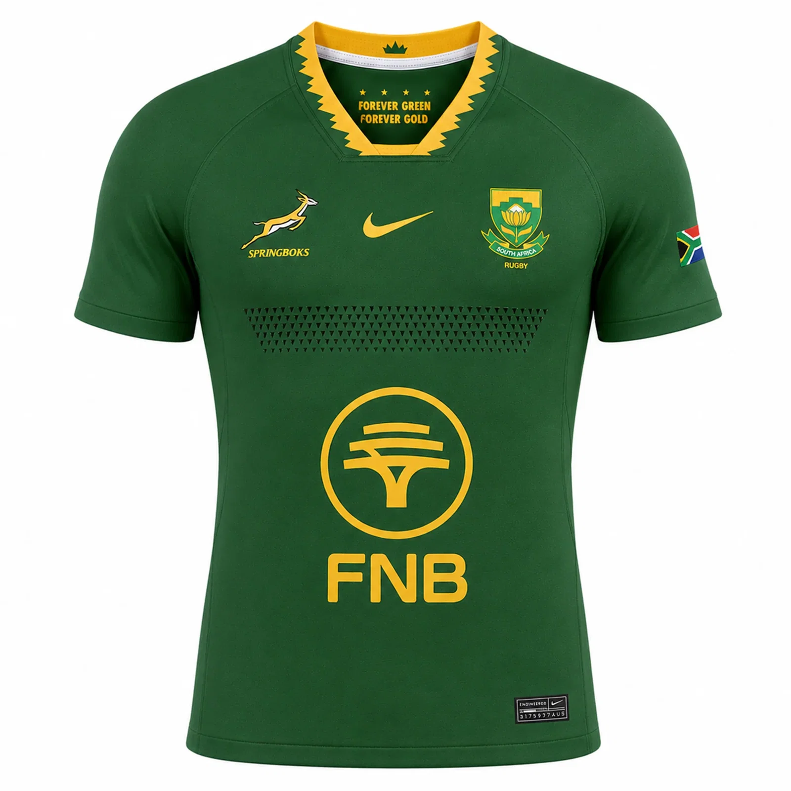 Image of Springboks 26/27 Authentic Match Home Jersey by Nike