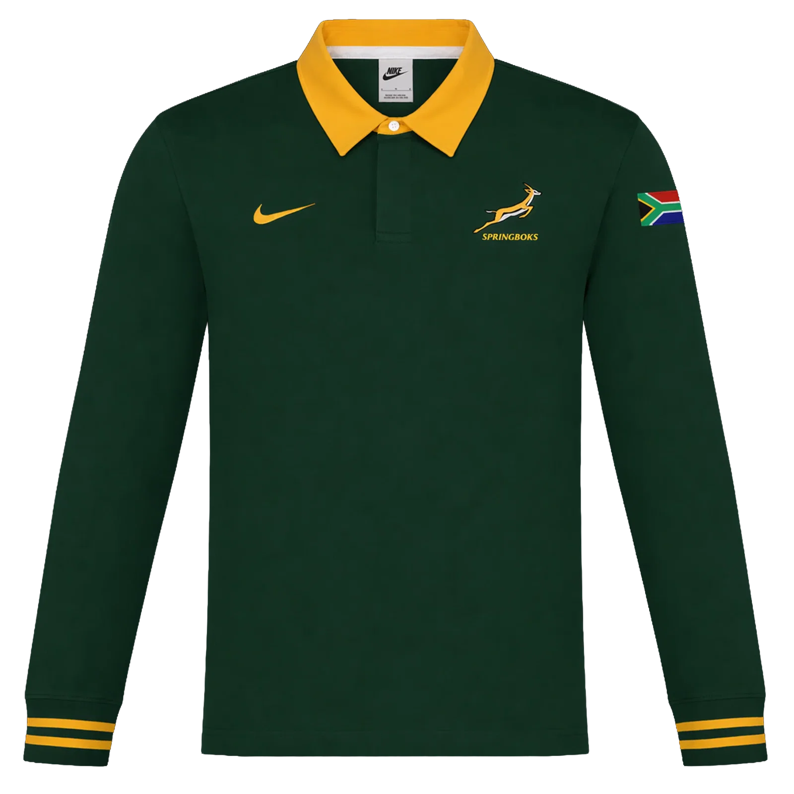 Image of Springboks 26/27 Classic Long Sleeve Home Jersey by Nike