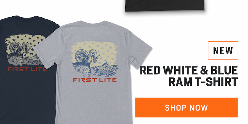 Red White & Blue Ram T-shirt