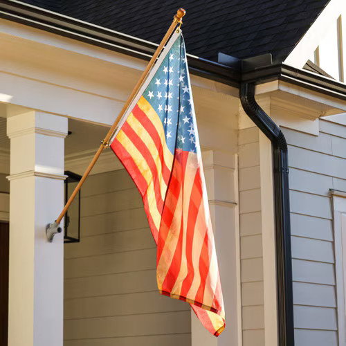 Tea-Stained American Flag