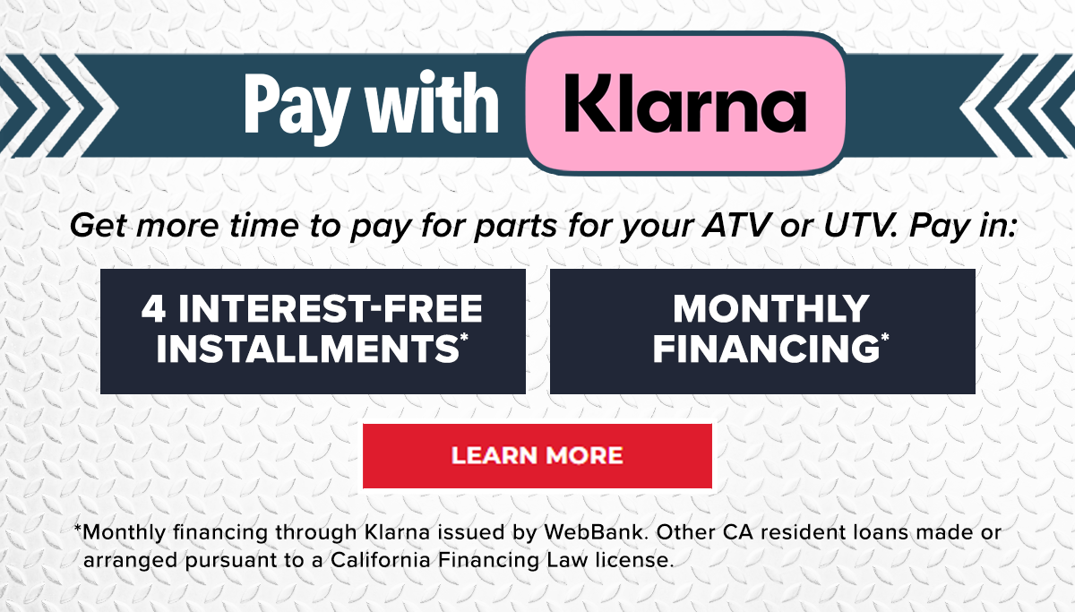 Shop now, Pay later with Klarna.