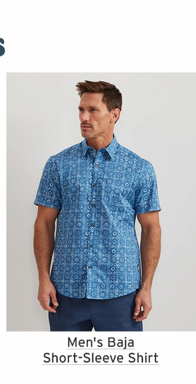 Men's Baja Short-Sleeve Shirt - Print