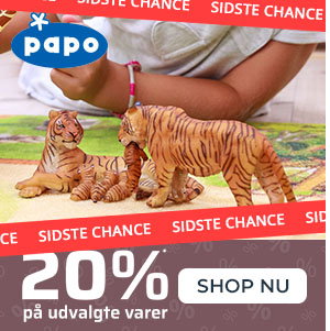 Sidste chance for 20% på Papo