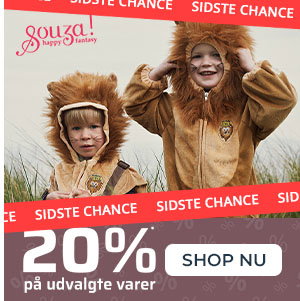 Sidste chance for 20% på Souza