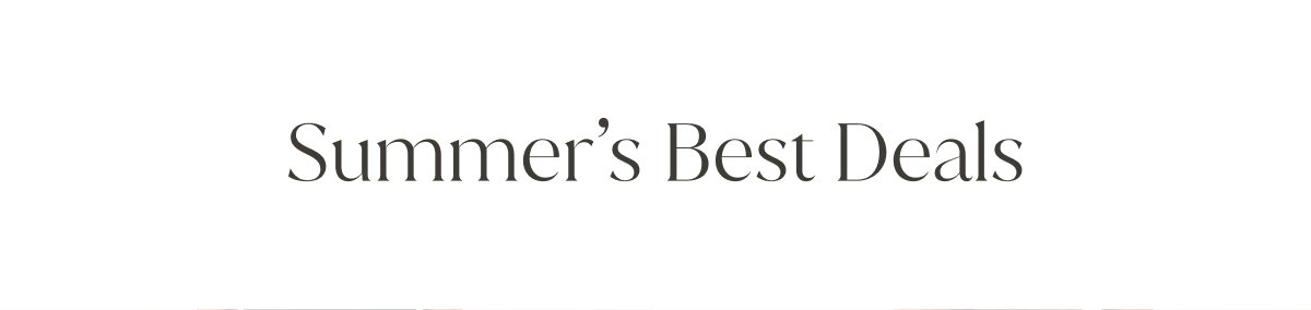 Summer's Best Deals