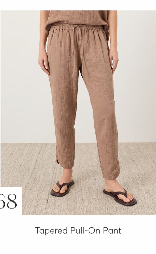 Tapered Pull-On Pant