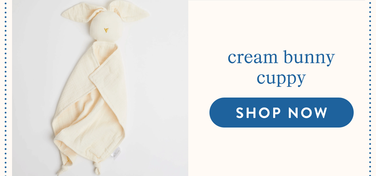 embroider cream bunny cuppy