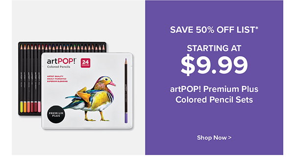 artPOP! Premium Plus Colored Pencil Sets