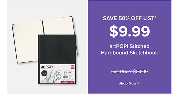 artPOP! Stitched Hardbound Sketchbook