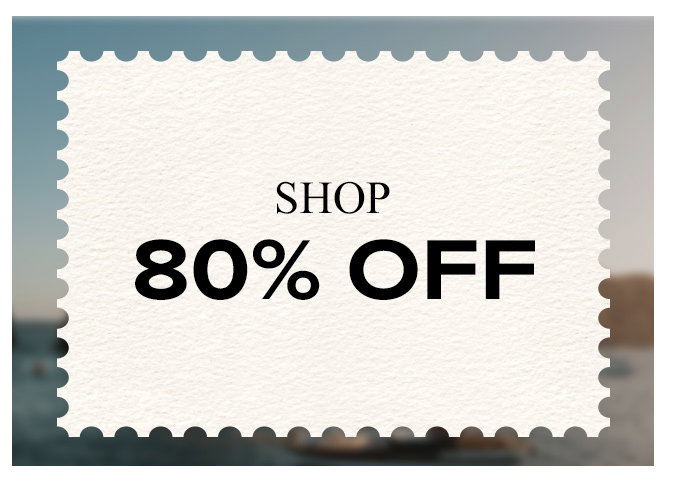 SHOP 80% OFF