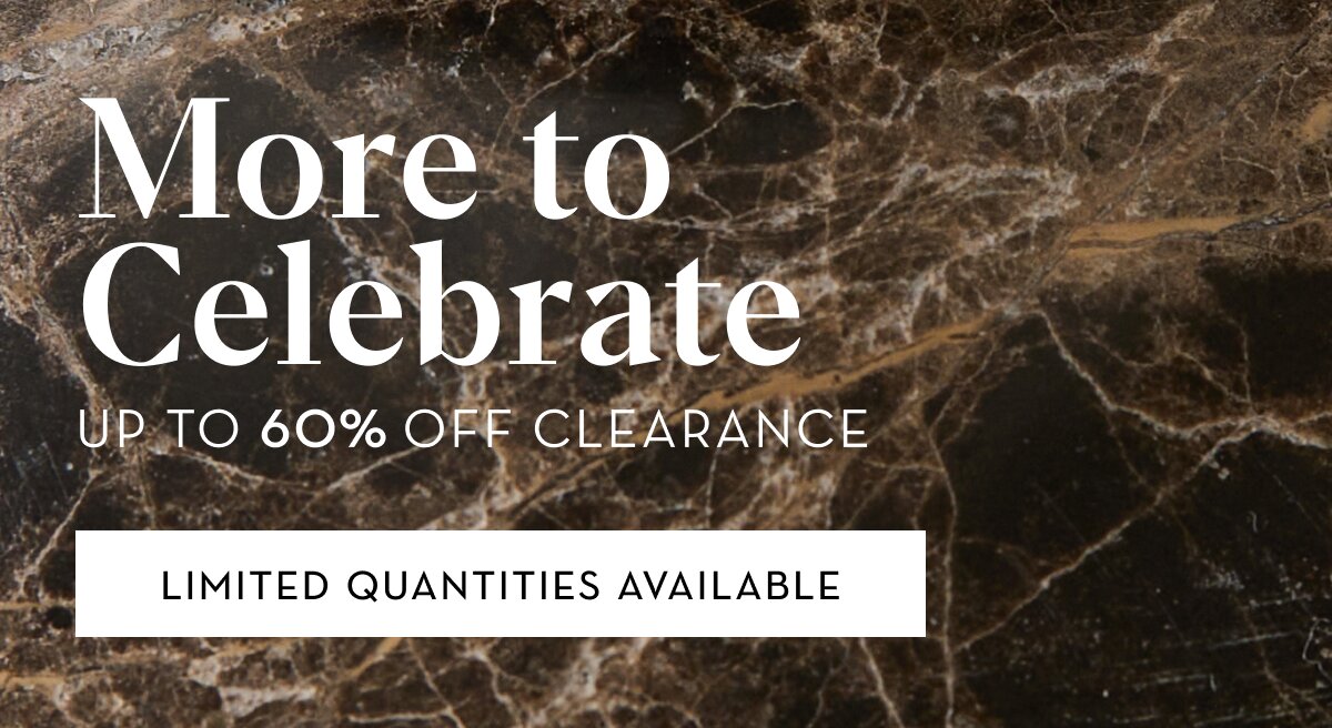 Up to 60% off clearance