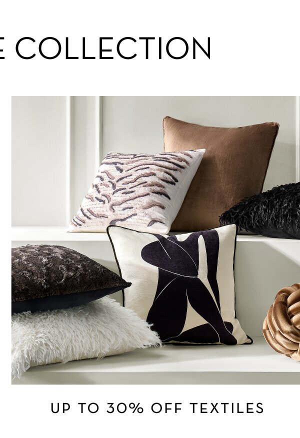 Textiles, up to 30% off