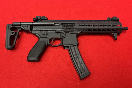 Sig Sauer MPX 9mm 8" SBR 3x Mags Keymod Box Used NFA eForm 3