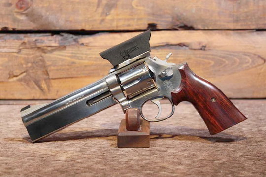 Custom Pre-Lock Smith and Wesson 686 .357 Mag 6" bbl w/ Weight & Optic