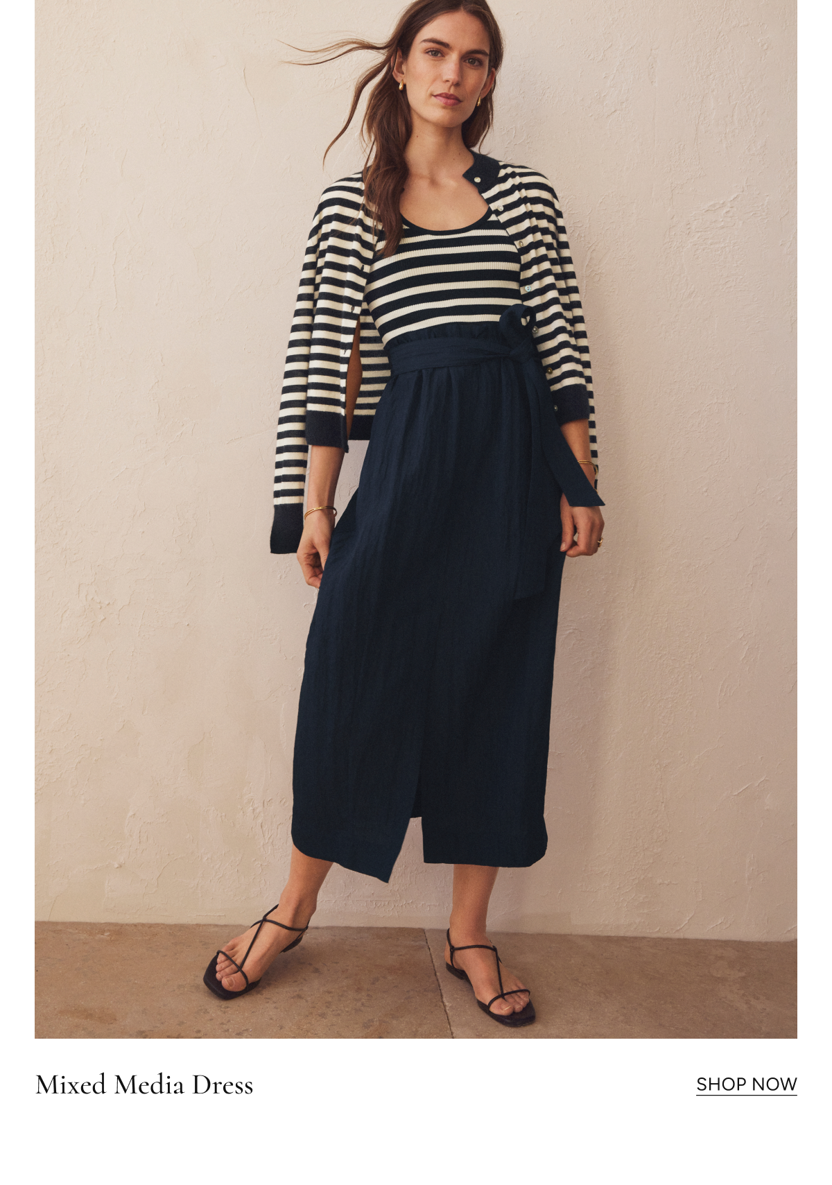 mixed media dress | shop now