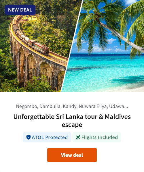 Unforgettable Sri Lanka tour &amp; Maldives escape