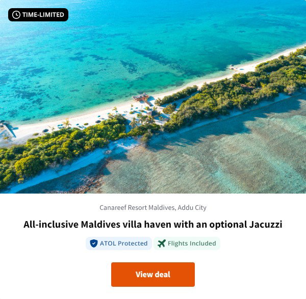 All-inclusive Maldives villa haven with an optional Jacuzzi