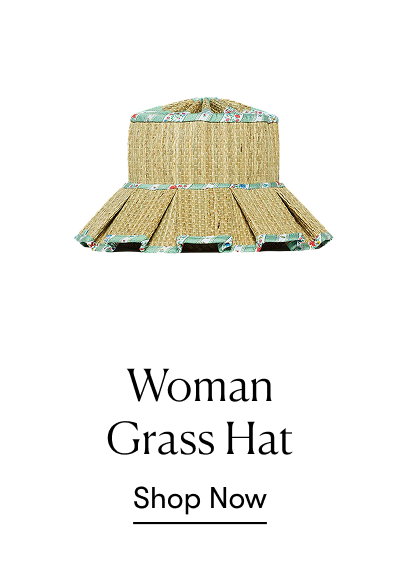 Woman Grass Hat