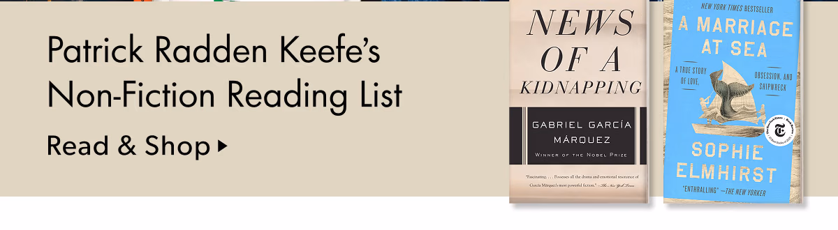 Patrick Radden Keefe's Non-fiction Reading List