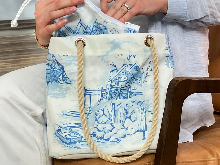 Maine Fishing Village Essential Handbag