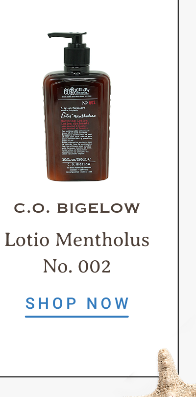 C.O. Bigelow Lotio Mentholus No. 002 | SHOP NOW