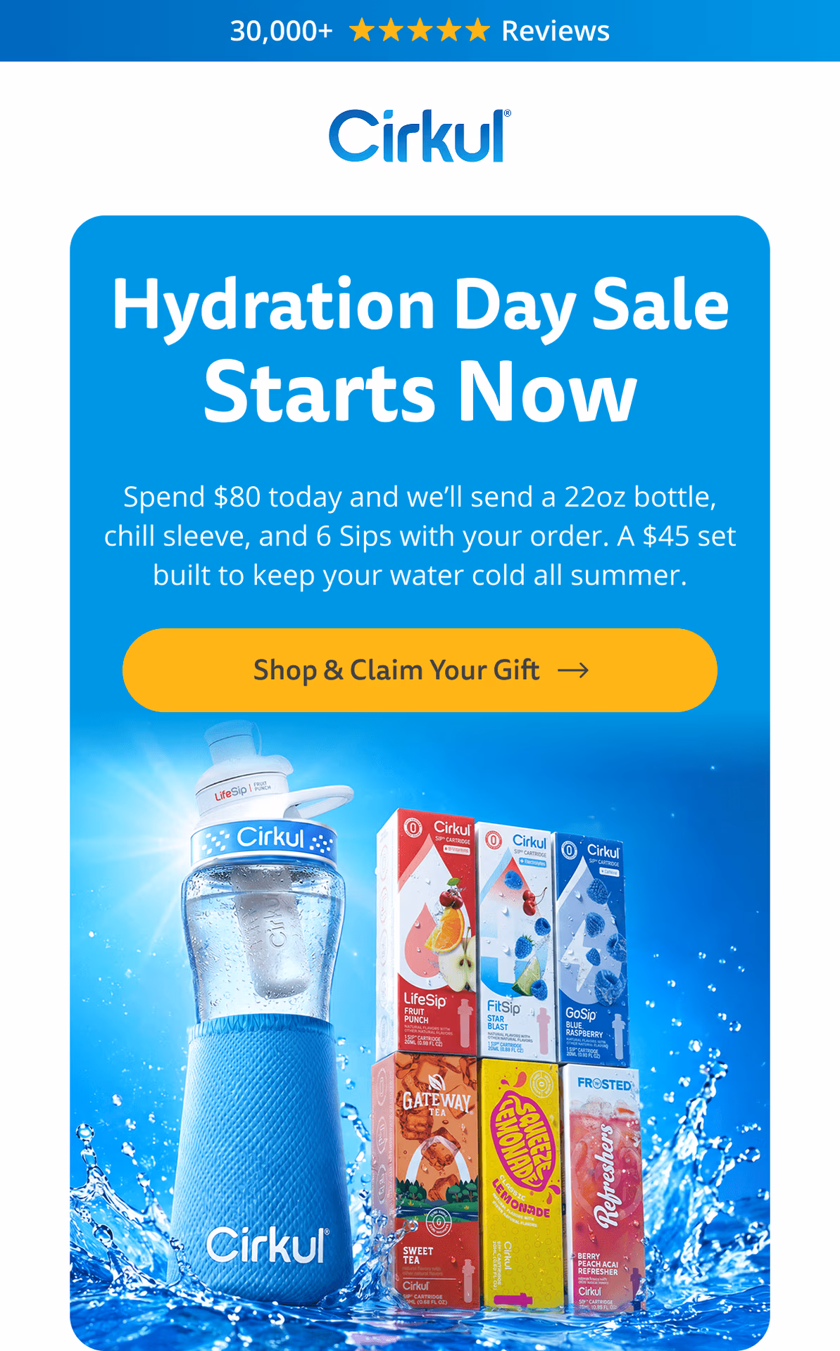 Shop[ & Claim Your Gift - Cirkul