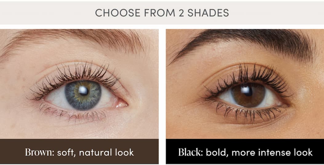 eye images with mascara 
