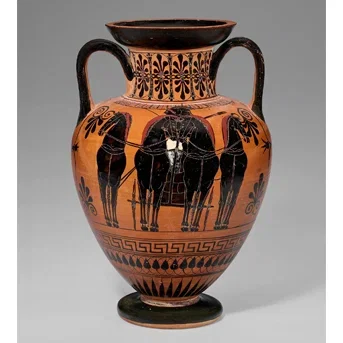 An Attic Black-Figured Neck-Amphora Attributed to the Antimenes Painter