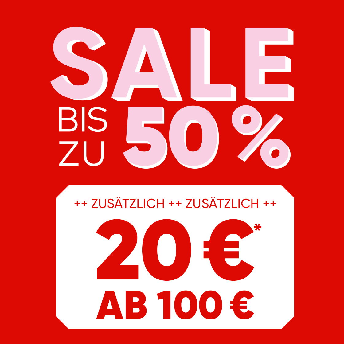 SALE und 20ab100