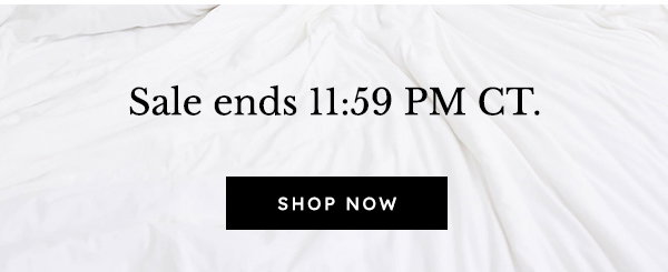 Sale ends Monday