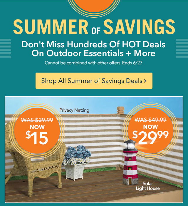Shop Summer of Savings