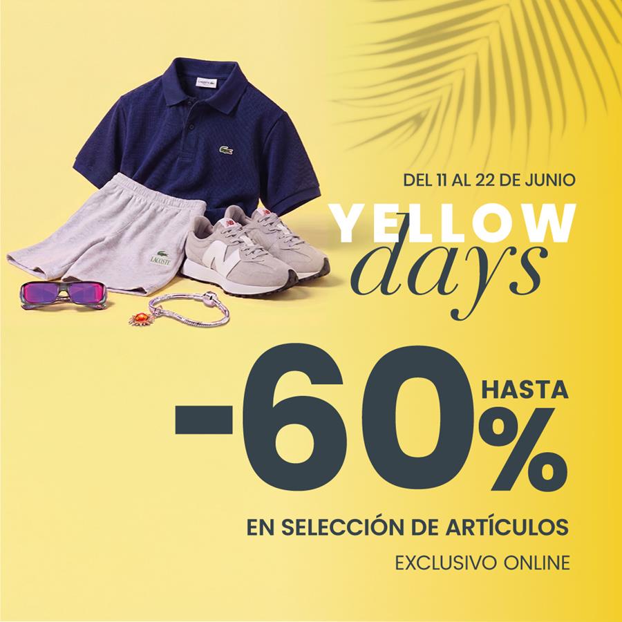Yellow days hasta -60%