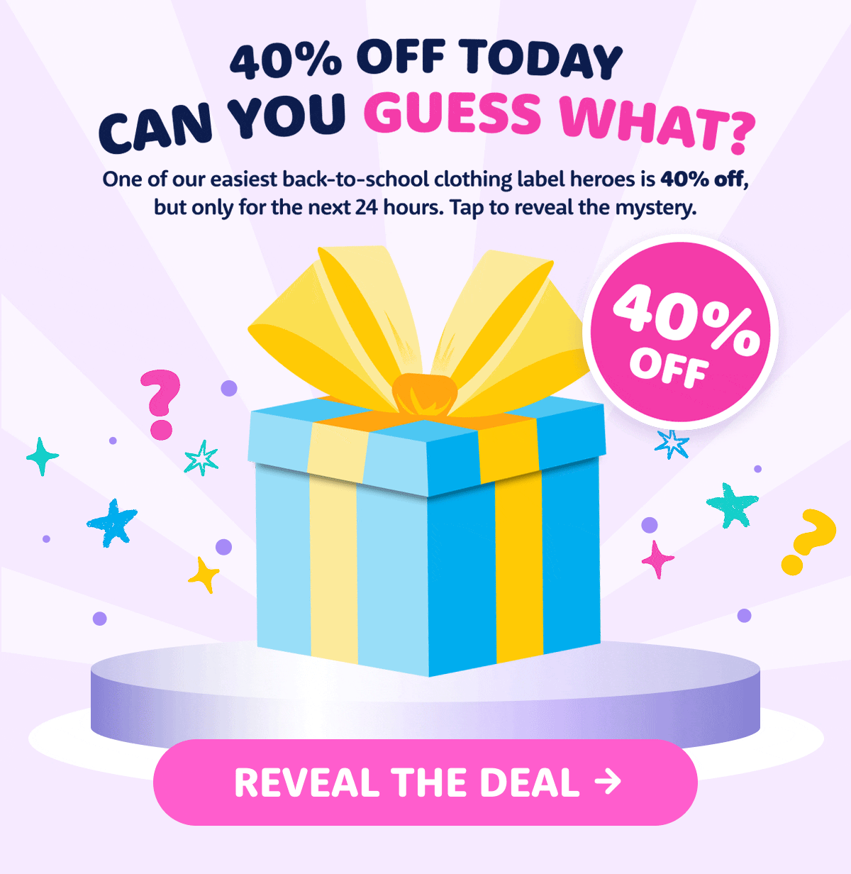REVEAL THE DEAL >