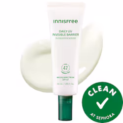 Invisible Barrier Korean Sunscreen Serum SPF 47 with Jeju Green Tea + Hyaluronic Acid 